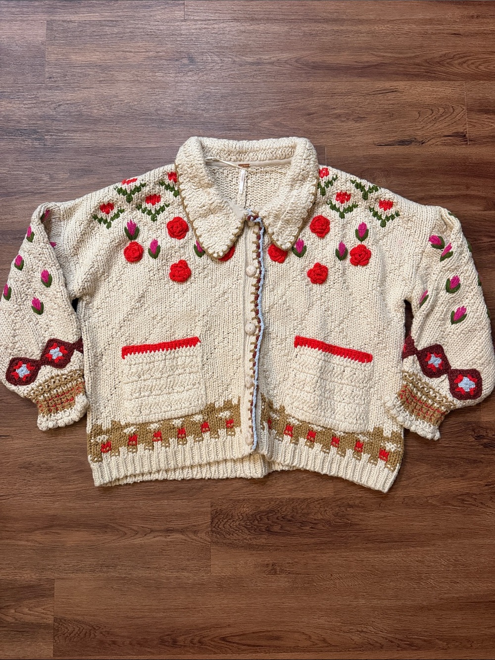 Free People Rosebud Cardigan - Picture 4 of 8